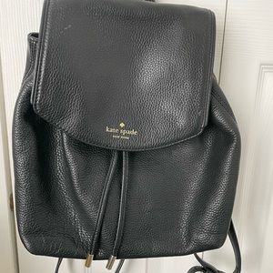 Kate spade black backpack